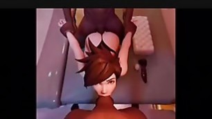 Tracer Being Fucked for 48 Minutes