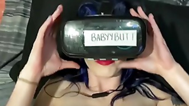 Babyybutt tricked by step bro while wearing vr goggles