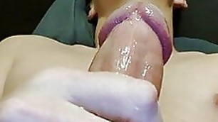 Messy Cock Masturbation With Anal Butt Plug In Part 1