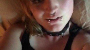Horny Tranny Can't Stop Touching Herself